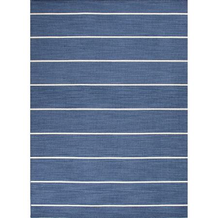 JAIPUR RUGS Coastal Shores Handloom Dhurrie Cape Cod Design Rectangle Rug, Stellar - 9 x 12 ft. RUG122704